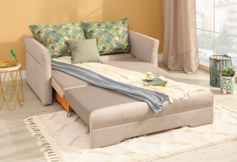 SOFA KANAPA ROZKŁADANA DWUOSOBOWA CITY Meblar BEŻOWA LUB MORSKA POJEMNIK NA POŚCIEL TAPICERKA TKANINA DO POKOJU DO SALONU SOFA KANAPA ROZKŁADANA DWUOSOBOWA CITY Meblar BEŻOWA LUB MORSKA POJEMNIK NA POŚCIEL TAPICERKA TKANINA DO POKOJU DO SALONU