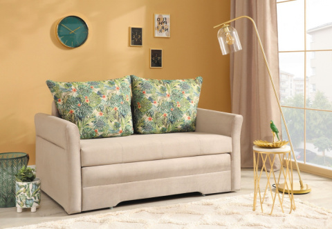 SOFA KANAPA ROZKŁADANA DWUOSOBOWA CITY Meblar BEŻOWA LUB MORSKA POJEMNIK NA POŚCIEL TAPICERKA TKANINA DO POKOJU DO SALONU SOFA KANAPA ROZKŁADANA DWUOSOBOWA CITY Meblar BEŻOWA LUB MORSKA POJEMNIK NA POŚCIEL TAPICERKA TKANINA DO POKOJU DO SALONU