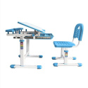 Fun Desk BIURKO KRZESEŁKO REGULOWANE + LAMPKA I STOJAK NA KSIĄŻKI - ZESTAW Cubby VANDA Blue Fun Desk BIURKO KRZESEŁKO REGULOWANE + LAMPKA I STOJAK NA KSIĄŻKI - ZESTAW Cubby VANDA Blue