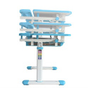 Fun Desk BIURKO KRZESEŁKO REGULOWANE + LAMPKA I STOJAK NA KSIĄŻKI - ZESTAW Cubby VANDA Blue Fun Desk BIURKO KRZESEŁKO REGULOWANE + LAMPKA I STOJAK NA KSIĄŻKI - ZESTAW Cubby VANDA Blue
