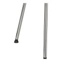 KRZESŁO Cloe szare jasne/ chrom Intesi TAPICERKA TKANINA NOGI METALOWE STABILNE I WYGODNE KRZESŁO Cloe szare jasne/ chrom Intesi TAPICERKA TKANINA NOGI METALOWE STABILNE I WYGODNE