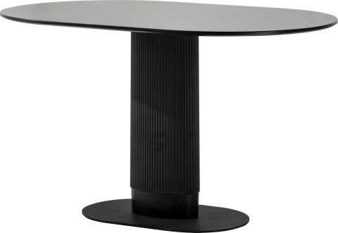 STÓŁ OWALNY Maxim Intesi 120x70 czarny MDF METAL DO JADALNI KUCHNI LOKALU STÓŁ OWALNY Maxim Intesi 120x70 czarny MDF METAL DO JADALNI KUCHNI LOKALU