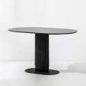 STÓŁ OWALNY Maxim Intesi 120x70 czarny MDF METAL DO JADALNI KUCHNI LOKALU STÓŁ OWALNY Maxim Intesi 120x70 czarny MDF METAL DO JADALNI KUCHNI LOKALU