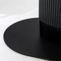 STÓŁ OWALNY Maxim Intesi 120x70 czarny MDF METAL DO JADALNI KUCHNI LOKALU STÓŁ OWALNY Maxim Intesi 120x70 czarny MDF METAL DO JADALNI KUCHNI LOKALU