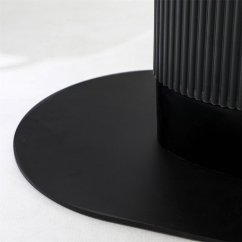 STÓŁ OWALNY Maxim Intesi 120x70 czarny MDF METAL DO JADALNI KUCHNI LOKALU STÓŁ OWALNY Maxim Intesi 120x70 czarny MDF METAL DO JADALNI KUCHNI LOKALU
