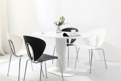 STÓŁ OWALNY Maxim Intesi 120x70 czarny MDF METAL DO JADALNI KUCHNI LOKALU STÓŁ OWALNY Maxim Intesi 120x70 czarny MDF METAL DO JADALNI KUCHNI LOKALU