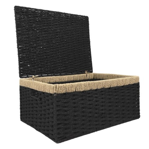 Intesi Zestaw 3 koszy Trunk czarne Intesi Zestaw 3 koszy Trunk czarne