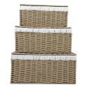 Intesi Zestaw 3 koszy Trunk naturalne Intesi Zestaw 3 koszy Trunk naturalne