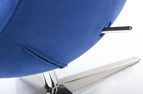 FOTEL OBROTOWY Z FUNKCJĄ BUJANIA EGG SZEROKI King Home VELVET ciemny niebieski - welur podstawa stal DEKORACYJNY SUWAK Z TYŁU FOTEL OBROTOWY Z FUNKCJĄ BUJANIA EGG SZEROKI King Home VELVET ciemny niebieski - welur podstawa stal DEKORACYJNY SUWAK Z TYŁU