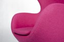 King Home Fotel EGG SZEROKI fuksja.11 - wełna, podstawa stal King Home Fotel EGG SZEROKI fuksja.11 - wełna, podstawa stal