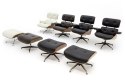 FOTEL Z PODNÓŻKIEM LOUNGE VA PREMIUM OBROTOWY BIUROWY CZARNY / ORZECH King Home SKÓRA NATURALNA GIĘTE DREWNO STAL POLEROWANA FOTEL Z PODNÓŻKIEM LOUNGE VA PREMIUM OBROTOWY BIUROWY CZARNY / ORZECH King Home SKÓRA NATURALNA GIĘTE DREWNO STAL POLEROWANA