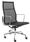 FOTEL BIUROWY NA KÓŁKACH OBROTOWY FUNKCJA BUJANIA AERON PREMIUM King Home chrom aluminium - siatka CZARNA REGULACJA WYSOKOŚCI FOTEL BIUROWY NA KÓŁKACH OBROTOWY FUNKCJA BUJANIA AERON PREMIUM King Home chrom aluminium - siatka CZARNA REGULACJA WYSOKOŚCI