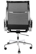 FOTEL BIUROWY NA KÓŁKACH OBROTOWY FUNKCJA BUJANIA AERON PREMIUM King Home chrom aluminium - siatka CZARNA REGULACJA WYSOKOŚCI FOTEL BIUROWY NA KÓŁKACH OBROTOWY FUNKCJA BUJANIA AERON PREMIUM King Home chrom aluminium - siatka CZARNA REGULACJA WYSOKOŚCI
