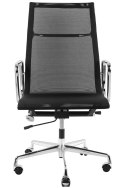 FOTEL BIUROWY NA KÓŁKACH OBROTOWY FUNKCJA BUJANIA AERON PREMIUM King Home chrom aluminium - siatka CZARNA REGULACJA WYSOKOŚCI FOTEL BIUROWY NA KÓŁKACH OBROTOWY FUNKCJA BUJANIA AERON PREMIUM King Home chrom aluminium - siatka CZARNA REGULACJA WYSOKOŚCI