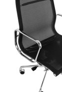 FOTEL BIUROWY NA KÓŁKACH OBROTOWY FUNKCJA BUJANIA AERON PREMIUM King Home chrom aluminium - siatka CZARNA REGULACJA WYSOKOŚCI FOTEL BIUROWY NA KÓŁKACH OBROTOWY FUNKCJA BUJANIA AERON PREMIUM King Home chrom aluminium - siatka CZARNA REGULACJA WYSOKOŚCI