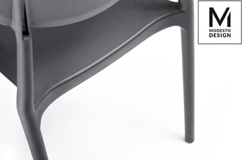 KRZESŁO FLEX Modesto Design MODESTO szare - TWORZYWO PP DO WNĘTRZ I NA ZEWNĄTRZ KRZESŁO FLEX Modesto Design MODESTO szare - TWORZYWO PP DO WNĘTRZ I NA ZEWNĄTRZ