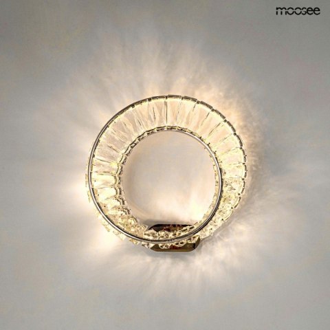 LAMPA ŚCIENNA KINKIET WAVE chrom STAL KRYSZTAŁY Moosee MOOSEE LAMPA ŚCIENNA KINKIET WAVE chrom STAL KRYSZTAŁY Moosee MOOSEE