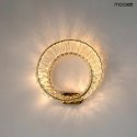 LAMPA ŚCIENNA KINKIET LED WAVE złota STAL KRYSZTAŁY Moosee MOOSEE LAMPA ŚCIENNA KINKIET LED WAVE złota STAL KRYSZTAŁY Moosee MOOSEE