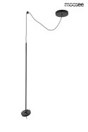 LAMPA WISZĄCA LED BOBBIE CZARNA STAL Moosee MOOSEE MOŻLIWOŚĆ REGULACJI KLOSZA LAMPA WISZĄCA LED BOBBIE CZARNA STAL Moosee MOOSEE MOŻLIWOŚĆ REGULACJI KLOSZA
