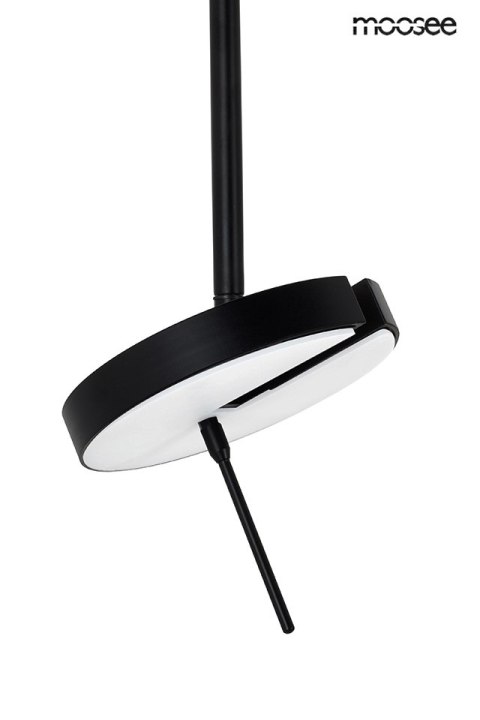 LAMPA WISZĄCA LED BOBBIE CZARNA STAL Moosee MOOSEE MOŻLIWOŚĆ REGULACJI KLOSZA LAMPA WISZĄCA LED BOBBIE CZARNA STAL Moosee MOOSEE MOŻLIWOŚĆ REGULACJI KLOSZA