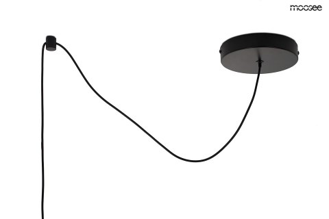 LAMPA WISZĄCA LED BOBBIE CZARNA STAL Moosee MOOSEE MOŻLIWOŚĆ REGULACJI KLOSZA LAMPA WISZĄCA LED BOBBIE CZARNA STAL Moosee MOOSEE MOŻLIWOŚĆ REGULACJI KLOSZA