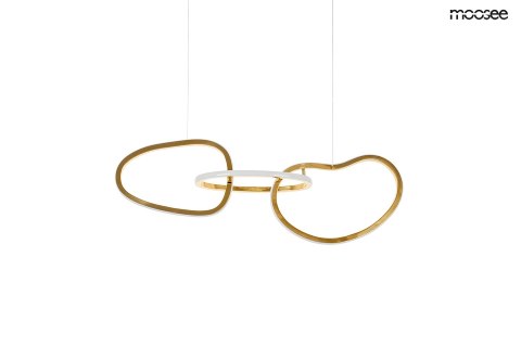 LAMPA wisząca LED JAZZ 3 Moosee MOOSEE ZŁOTA METAL 3 PIERŚCIENIE O NIEREGULARNYM KSZTAŁCIE LAMPA wisząca LED JAZZ 3 Moosee MOOSEE ZŁOTA METAL 3 PIERŚCIENIE O NIEREGULARNYM KSZTAŁCIE