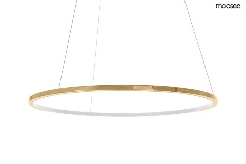 LAMPA WISZĄCA LED Z PILOTEM RING SLIM 100 ZŁOTA STAL Moosee MOOSEE REGULACJA NATĘŻENIA ŚWIATŁA LAMPA WISZĄCA LED Z PILOTEM RING SLIM 100 ZŁOTA STAL Moosee MOOSEE REGULACJA NATĘŻENIA ŚWIATŁA