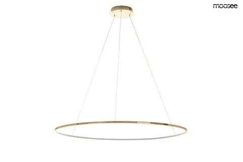 LAMPA WISZĄCA LED Z PILOTEM RING SLIM 100 ZŁOTA STAL Moosee MOOSEE REGULACJA NATĘŻENIA ŚWIATŁA LAMPA WISZĄCA LED Z PILOTEM RING SLIM 100 ZŁOTA STAL Moosee MOOSEE REGULACJA NATĘŻENIA ŚWIATŁA