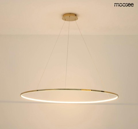 LAMPA WISZĄCA LED RING SLIM 120 Z PILOTEM ZŁOTA METAL Moosee MOOSEE MOŻLIWOŚĆ ŚCIEMNIANIA LAMPY LAMPA WISZĄCA LED RING SLIM 120 Z PILOTEM ZŁOTA METAL Moosee MOOSEE MOŻLIWOŚĆ ŚCIEMNIANIA LAMPY