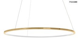 LAMPA WISZĄCA LED Z PILOTEM RING SLIM 150 Moosee MOOSEE ZŁOTA METAL MOŻLIWOŚĆ ŚCIEMNIANIA LAMPY