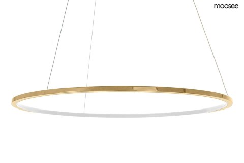 LAMPA WISZĄCA LED Z PILOTEM RING SLIM 150 Moosee MOOSEE ZŁOTA METAL MOŻLIWOŚĆ ŚCIEMNIANIA LAMPY LAMPA WISZĄCA LED Z PILOTEM RING SLIM 150 Moosee MOOSEE ZŁOTA METAL MOŻLIWOŚĆ ŚCIEMNIANIA LAMPY