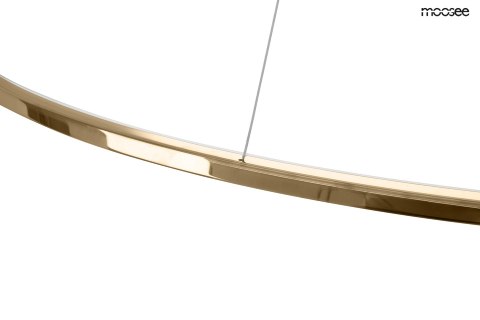 LAMPA WISZĄCA OKRĄGŁA Z PILOTEM RING SLIM 40 ZŁOTA STAL Moosee MOOSEE MOŻLIWOŚĆ ŚCIEMNIANIA LAMPA WISZĄCA OKRĄGŁA Z PILOTEM RING SLIM 40 ZŁOTA STAL Moosee MOOSEE MOŻLIWOŚĆ ŚCIEMNIANIA