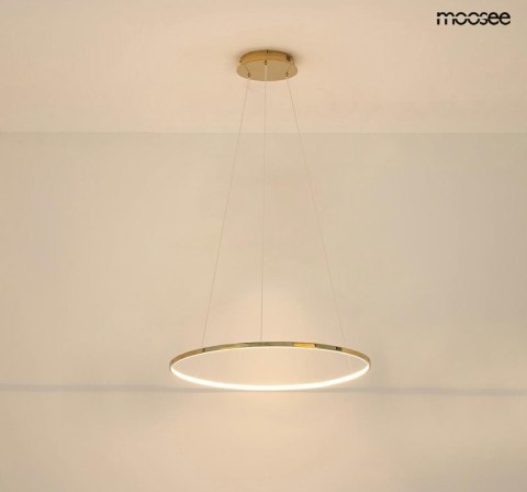 LAMPA WISZĄCA OKRĄGŁA Z PILOTEM RING SLIM 40 ZŁOTA STAL Moosee MOOSEE MOŻLIWOŚĆ ŚCIEMNIANIA LAMPA WISZĄCA OKRĄGŁA Z PILOTEM RING SLIM 40 ZŁOTA STAL Moosee MOOSEE MOŻLIWOŚĆ ŚCIEMNIANIA