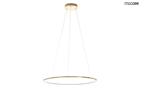 LAMPA WISZĄCA LED Z PILOTEM RING SLIM 60 ZŁOTA STAL Moosee MOOSEE REGULACJA NATĘŻENIA ŚWIATŁA LAMPA WISZĄCA LED Z PILOTEM RING SLIM 60 ZŁOTA STAL Moosee MOOSEE REGULACJA NATĘŻENIA ŚWIATŁA
