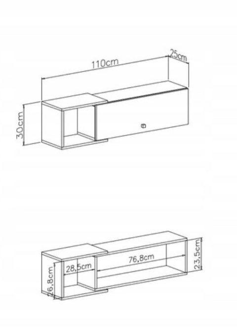 PÓŁKA WISZĄCA ZAMYKANA MEBLE MŁODZIEŻOWE SIGMA System SI13 Meblar - Beton / Biały Lux / Dąb PŁYTA LAMINOWANA OBRZEŻA ABS PÓŁKA WISZĄCA ZAMYKANA MEBLE MŁODZIEŻOWE SIGMA System SI13 Meblar - Beton / Biały Lux / Dąb PŁYTA LAMINOWANA OBRZEŻA ABS
