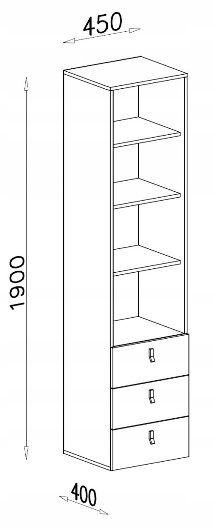REGAŁREGAŁ MŁODZIEŻOWY Z SZUFLADAMI I PÓŁKAMI PLANET System PL6 Meblar - Biały Lux / Dąb / Morski PŁYTA LAMINOWANA OBRZEŻA ABS REGAŁREGAŁ MŁODZIEŻOWY Z SZUFLADAMI I PÓŁKAMI PLANET System PL6 Meblar - Biały Lux / Dąb / Morski PŁYTA LAMINOWANA OBRZEŻA ABS