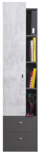 ZESTAW MEBLI MŁODZIEŻOWYCH Z ŁÓŻKIEM I BIURKIEM TABLO System D Meblar Grafit / Enigma SZAFA REGAŁY PÓŁKA ŁÓŻKO 90X200 Z DOSTAWKĄ ZESTAW MEBLI MŁODZIEŻOWYCH Z ŁÓŻKIEM I BIURKIEM TABLO System D Meblar Grafit / Enigma SZAFA REGAŁY PÓŁKA ŁÓŻKO 90X200 Z DOSTAWKĄ
