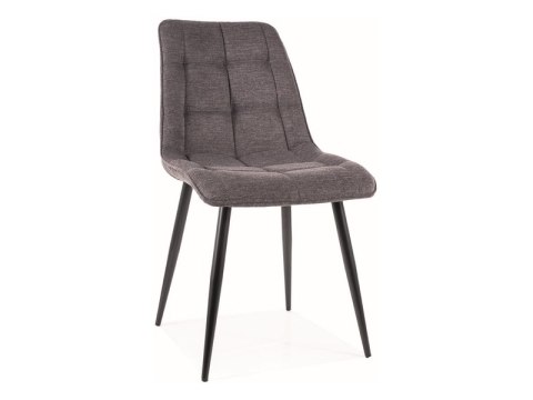 KRZESŁO CHIC BREGO CZARNY STELAŻ / C. SZARY 18 KRZESŁO CHIC BREGO CZARNY STELAŻ / C. SZARY 18