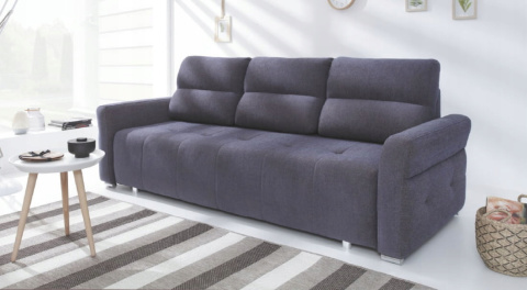 KANAPA SOFA ROZKŁADANA ISLAND Meblar - FIOLET TAPICERKA TKANINA Z FUNKCJĄ SPANIA DO SALONU DO POKOJU KANAPA SOFA ROZKŁADANA ISLAND Meblar - FIOLET TAPICERKA TKANINA Z FUNKCJĄ SPANIA DO SALONU DO POKOJU