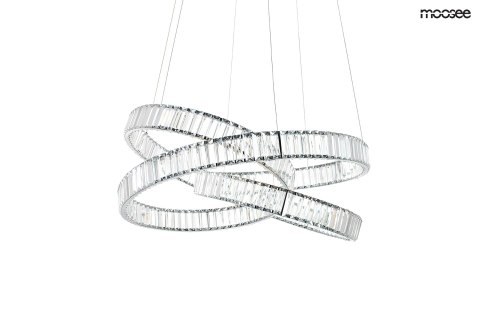LAMPA WISZĄCA LED WAVE 80 chrom STAL KRYSZTAŁY Moosee MOOSEE LAMPA WISZĄCA LED WAVE 80 chrom STAL KRYSZTAŁY Moosee MOOSEE