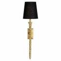 LAMPA ŚCIENNA KINKIET FLYNT E27 aluminium tworzywo kolor MOSIĄDZ ABAŻUR CZARNY TKANINA Richmond Interiors RICHMOND LAMPA ŚCIENNA KINKIET FLYNT E27 aluminium tworzywo kolor MOSIĄDZ ABAŻUR CZARNY TKANINA Richmond Interiors RICHMOND