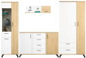 SZAFA Z SZUFLADAMI MADISON System MD1 Meblar -biały / dąb biszkoptowy PŁYTA LAMINOWANA OBRZEŻA WZMOCNIONE ABS DO SYPIALNI POKOJU SZAFA Z SZUFLADAMI MADISON System MD1 Meblar -biały / dąb biszkoptowy PŁYTA LAMINOWANA OBRZEŻA WZMOCNIONE ABS DO SYPIALNI POKOJU