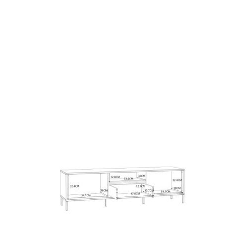Forte SALVATRICE SVTT131-U60 Szafka RTV Forte SALVATRICE SVTT131-U60 Szafka RTV