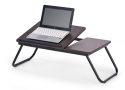 STOLIK NA LAPTOPA B19 Halmar CIEMNY ORZECH MDF laminowany, stal malowana STOLIK NA LAPTOPA B19 Halmar CIEMNY ORZECH MDF laminowany, stal malowana