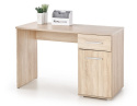 BIURKO Z SZUFLADĄ LIMA B-1 Halmar DĄB SONOMA MDF laminat ABS obrzeża 120x55 BIURKO Z SZUFLADĄ LIMA B-1 Halmar DĄB SONOMA MDF laminat ABS obrzeża 120x55