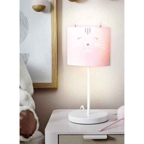 Intesi Lampka nocna dziecięca Kot różowa Intesi Lampka nocna dziecięca Kot różowa