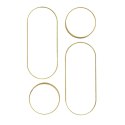 Intesi Zestaw 4 luster Deco round złote Intesi Zestaw 4 luster Deco round złote