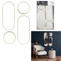 Intesi Zestaw 4 luster Deco round złote Intesi Zestaw 4 luster Deco round złote