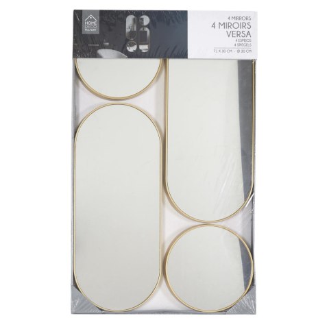 Intesi Zestaw 4 luster Deco round złote Intesi Zestaw 4 luster Deco round złote