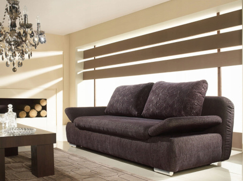 KANAPA ROZKŁADANA SOFA Z POJEMNIKIEM NA POŚCIEL FORM (z automatem) Meblar BRĄZOWA TAPICERKA TKANINA Z FUNKCJĄ SPANIA KANAPA ROZKŁADANA SOFA Z POJEMNIKIEM NA POŚCIEL FORM (z automatem) Meblar BRĄZOWA TAPICERKA TKANINA Z FUNKCJĄ SPANIA